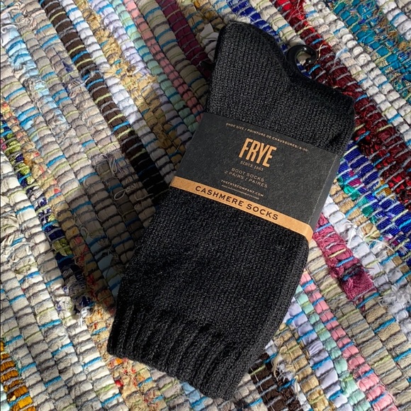 Two pairs of Frye cashmere boot socks